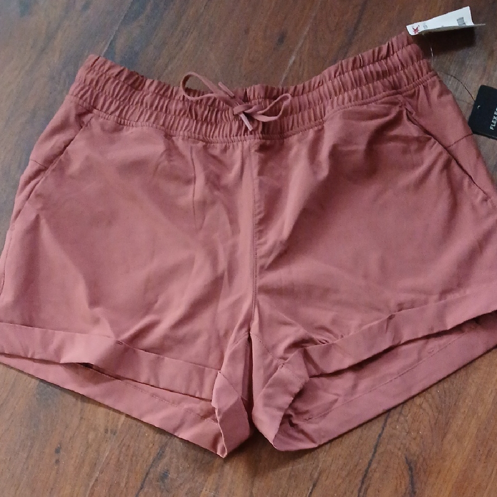 90 Degree By REFLEX Athletic Shorts with Elastic Waistband